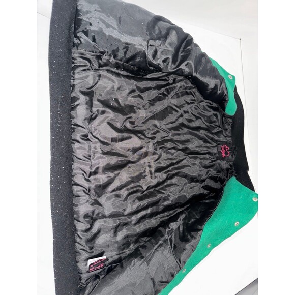 Chillipop Girl’s woolen Varsity letter jacket,
streatwear, green jacket sz 10/12 - Picture 8 of 12